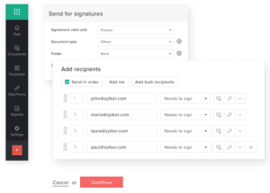 Configuring workflow in Zoho Sign 